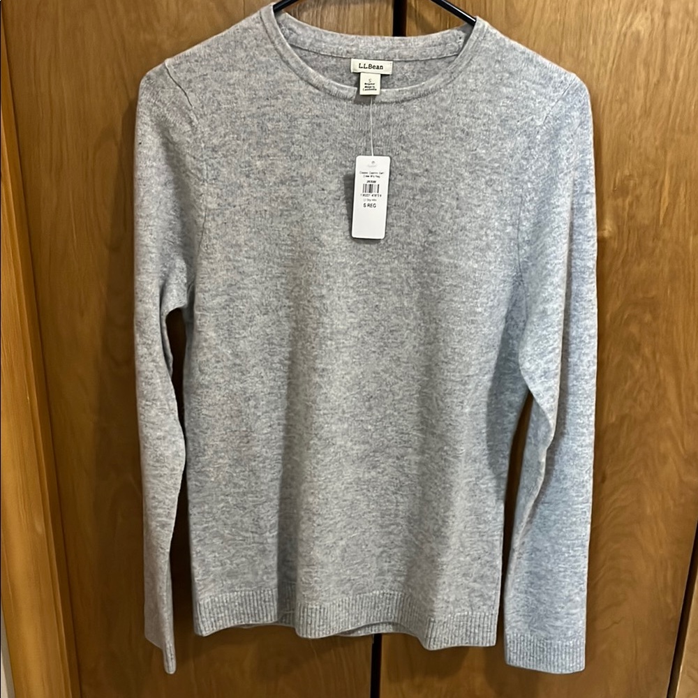 L.L. Bean Cashmere Gray Sweater